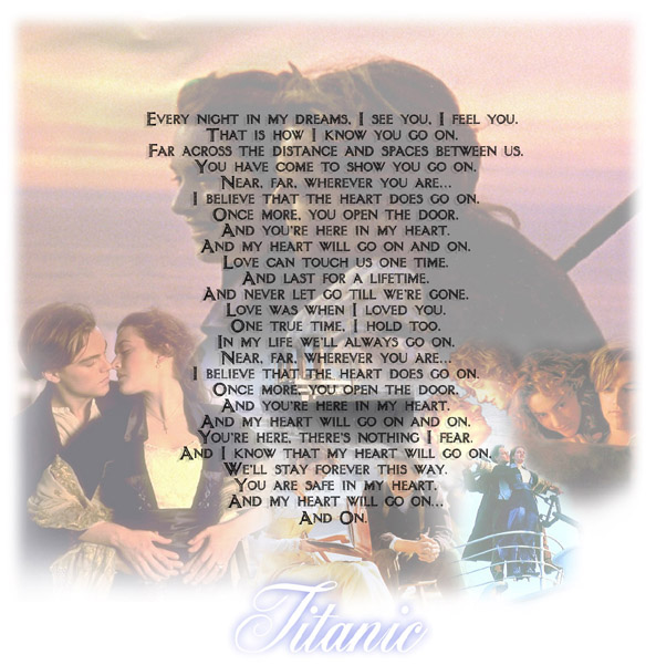 Love Theme Titanic Lyrics